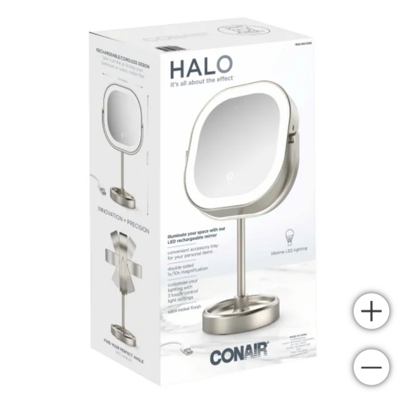Conair LED Double-Sided 1x/10x Vanity Mirror - Picture 4 of 4